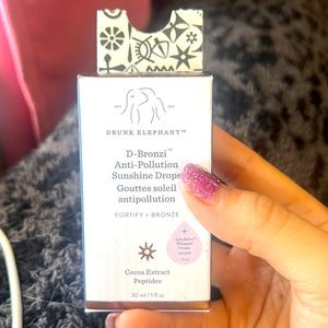 🌙 Drunk Elephant D Bronzi Anti Pollution Sunshine Drops NEW FULL SZ